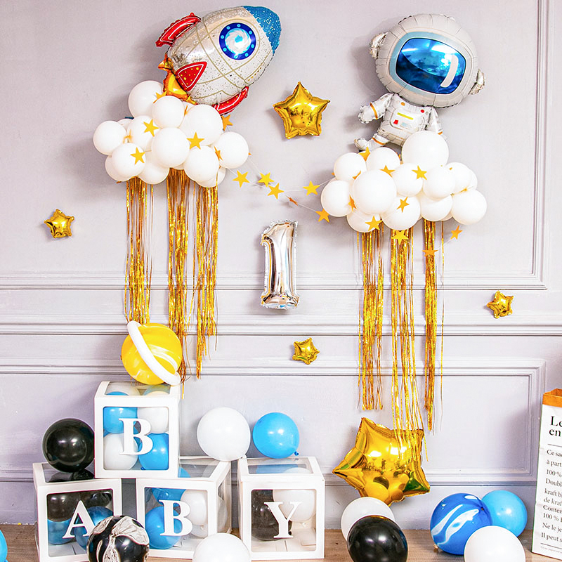 宇航员主题儿童卡通男孩生日