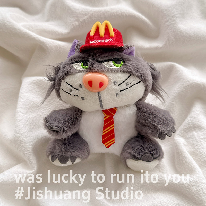 毛绒卡通路西法猫咪适用苹果耳机保护套airpods4无线蓝牙耳机壳三四airpodpro2二代ipod耳机盒airpods3保护壳