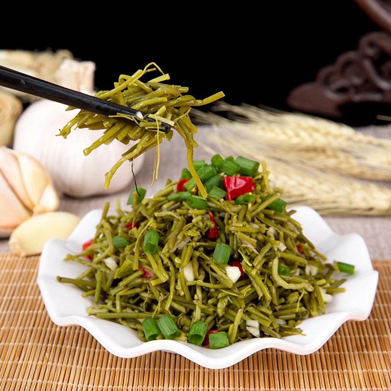菱角菜安徽特产无为菱角菜手工现摘菱角菜芜湖当季蔬菜下饭凉拌菜