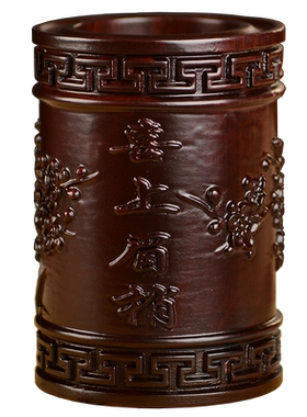 黑檀木喜上眉梢家居客厅工艺品