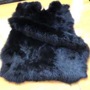 大尺寸整张兔子皮护膝护腰帽子坐垫手包手套挂件保暖服装皮草原料