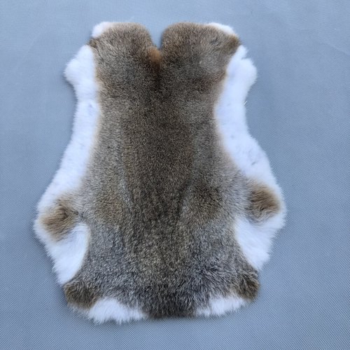 獭兔皮真毛整张护膝坐垫保暖皮草