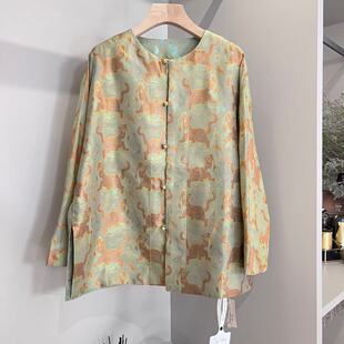 复古重工宋锦两面穿25 香云纱中式 25LY201 多多还是多多