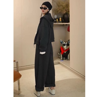 6025A 华夫格水洗针织休闲套装 多多还是多多