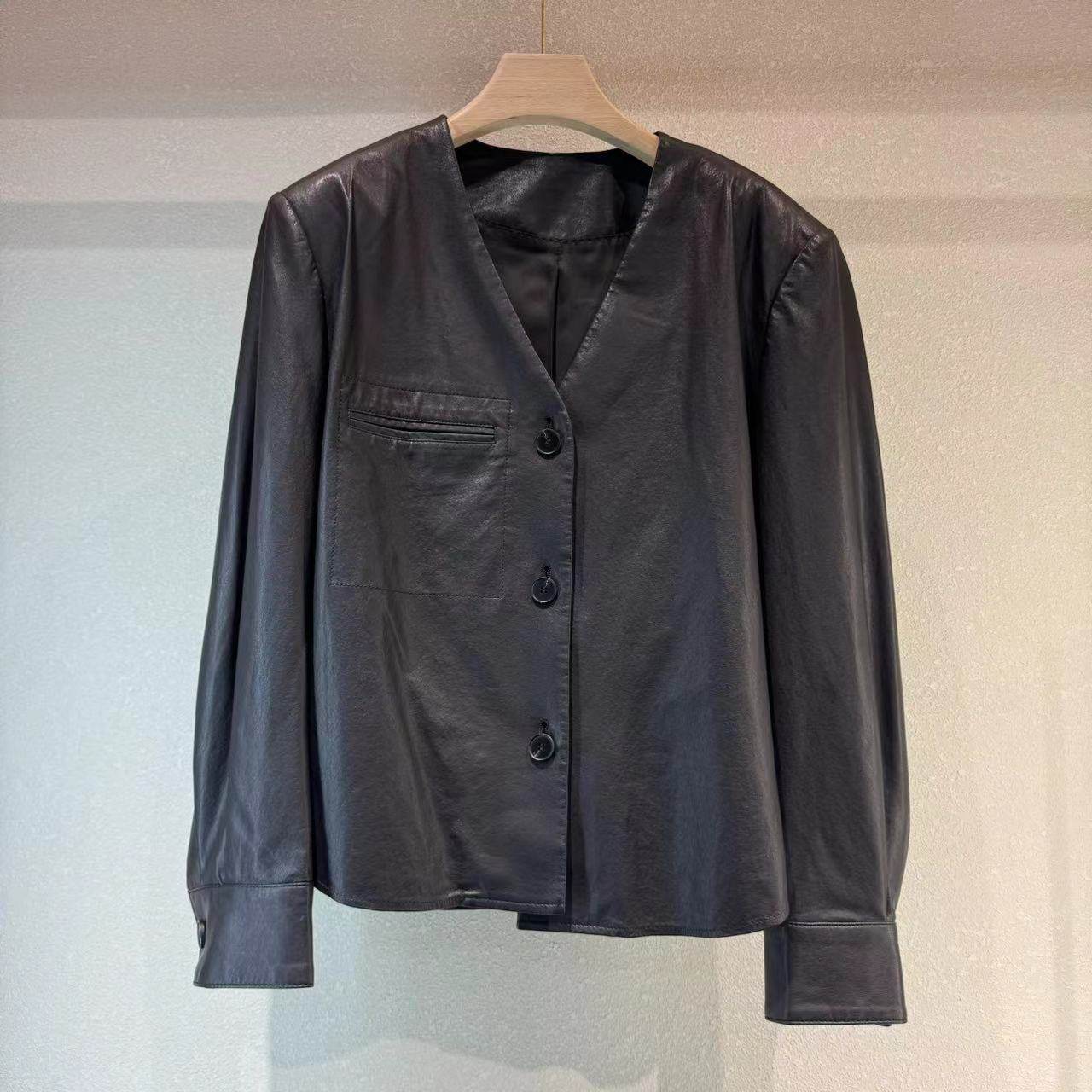 【多多还是多多】超薄全植鞣整皮皮衣KF-PY2378-1