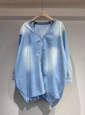 【多多还是多多】两穿水洗牛仔衬衫20230322