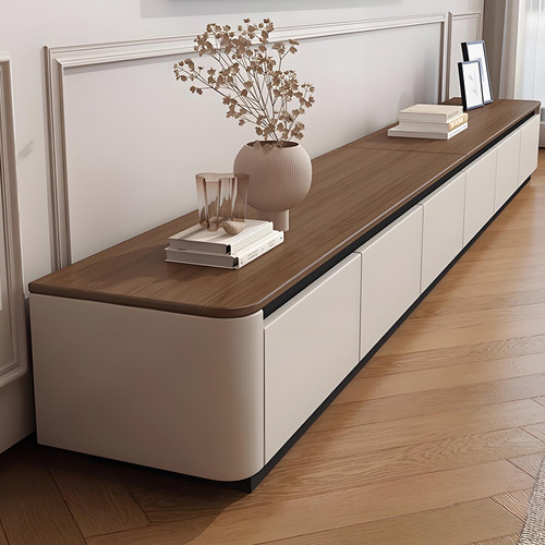 中古风实木落地款电视柜