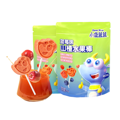小鹿蓝蓝宝宝山楂棒送婴幼儿食谱