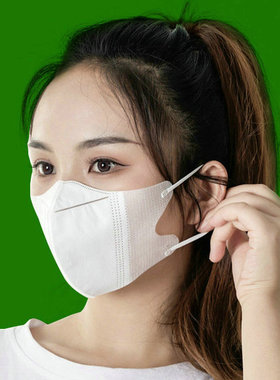 3D立体口罩夏季薄款女性三层防护含熔喷布潮款10只/袋装美颜masks