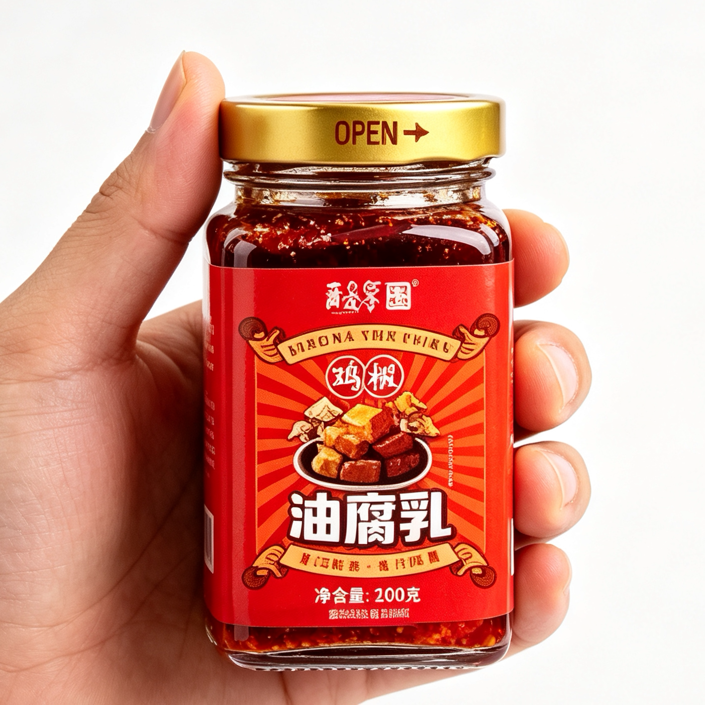 滇品客鸡枞油腐乳瓶装正宗云南红油豆腐乳烧烤蘸料乳腐霉豆腐香辣