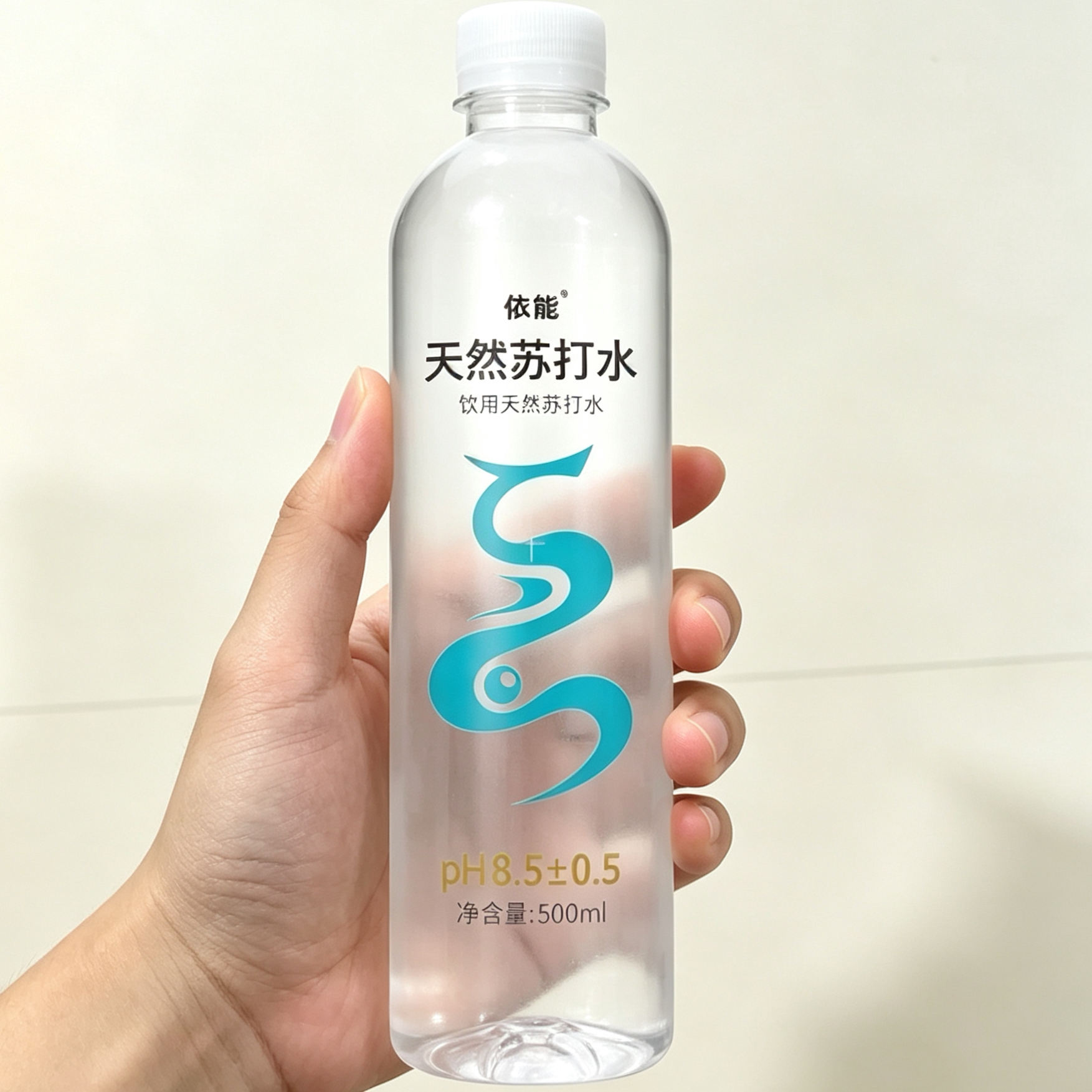 依能天然苏打水pH8.5±0.5天然弱碱饮用水500ml*24瓶包邮