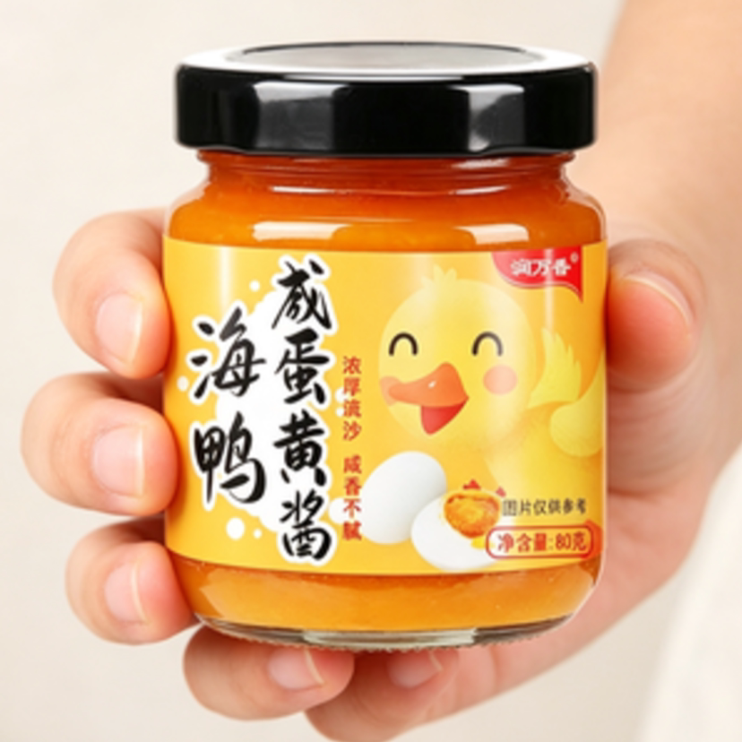润万香家用海鸭咸蛋黄酱拌饭拌面酱沙拉土司蘸酱调味酱瓶装