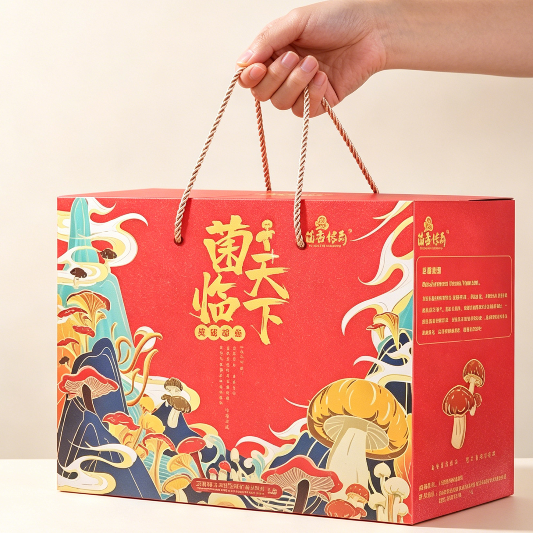 菌香传奇礼盒大礼包云南特产山珍菌菇羊肚菌松茸菌类干货汤料包