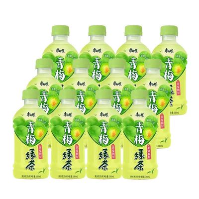 康师傅青梅绿茶330ml果汁饮品迷你小瓶装饮料