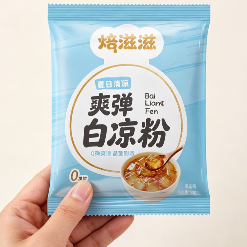 焙滋滋白凉粉专用果冻粉儿童家用自制凉粉家用冰粉甜品50g