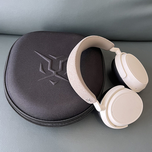 适用QCY H4耳机包qcyh3收纳包头戴式降噪耳麦专用h3硬盒保护套耐磨抗压防摔便携手提包男女学生黑色耳机袋盒