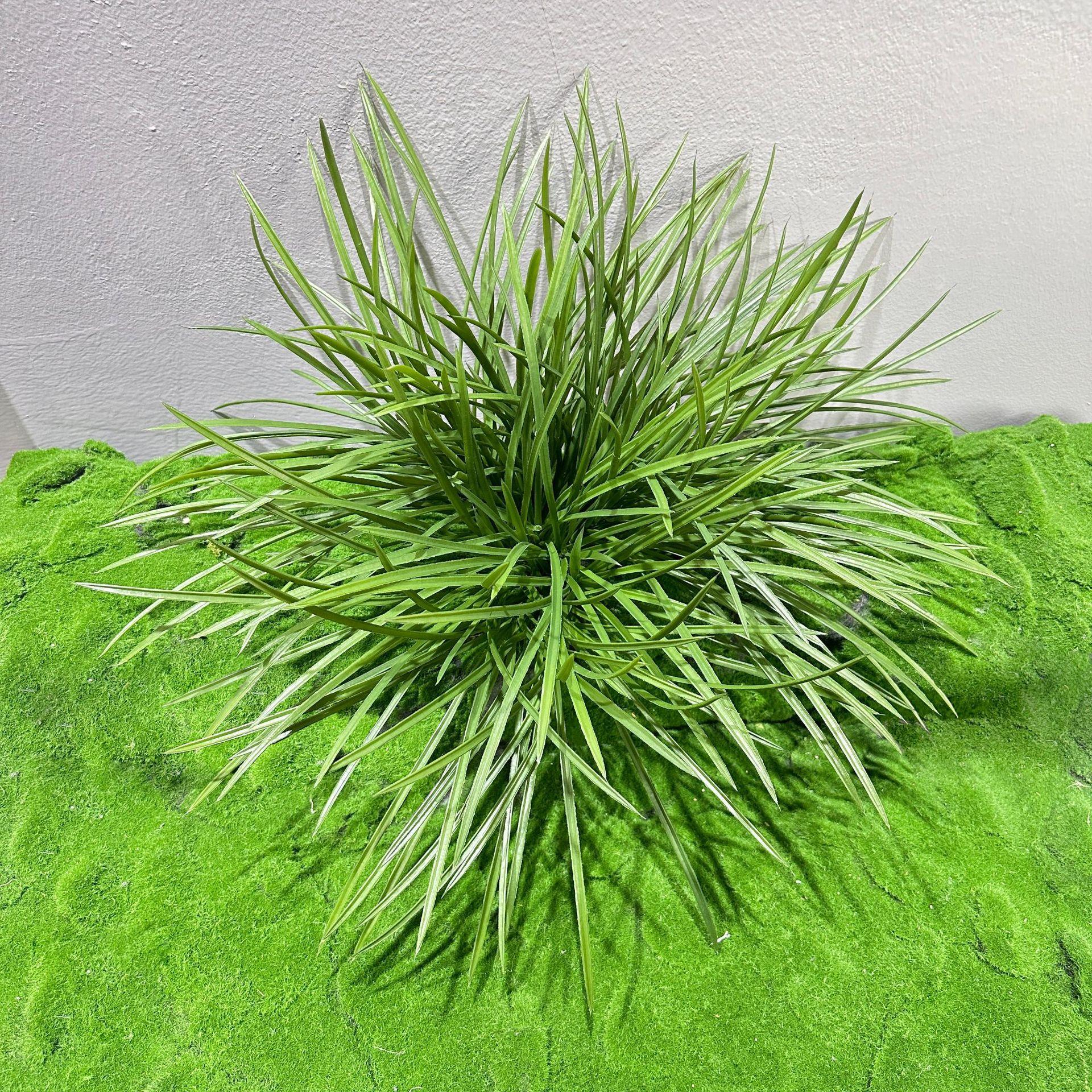 仿真兰花草软装植物墙绿