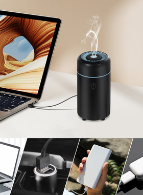 Diffuser新款100ml车载香薰机家用汽车加湿器mini冷雾扩散器