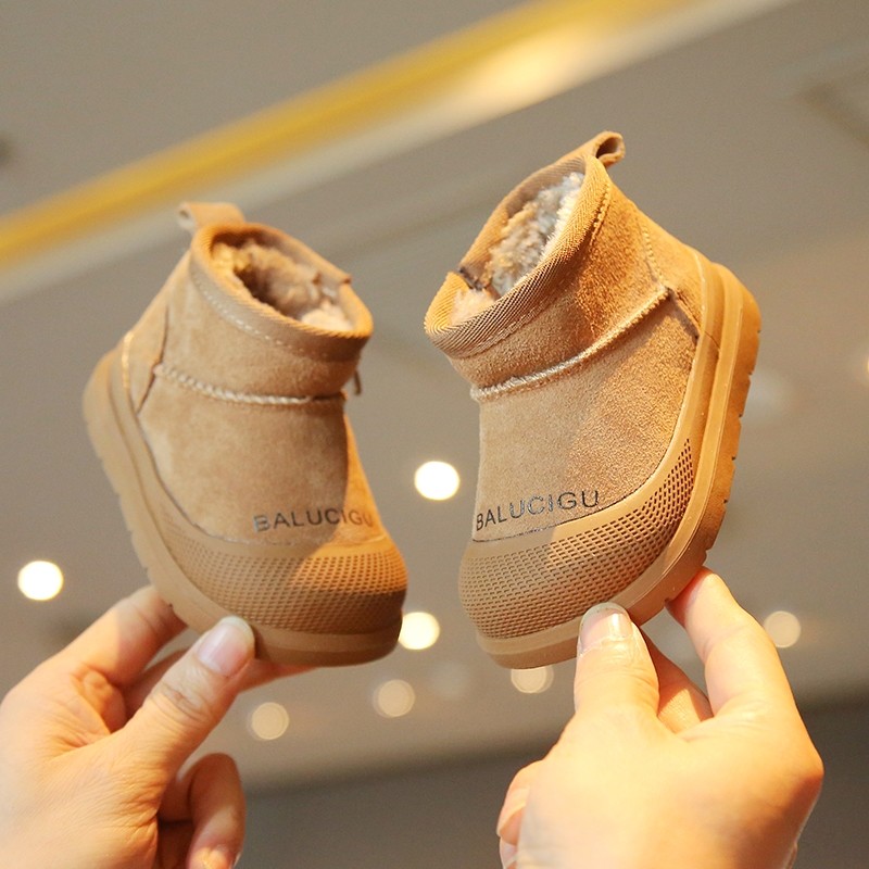 冬季新款真皮宝宝雪地靴男女幼童加绒保暖学步棉鞋防滑软底婴儿鞋,童鞋/婴儿鞋/亲子鞋,雪地靴,淘宝优惠券,粉丝福利购,淘宝优惠卷