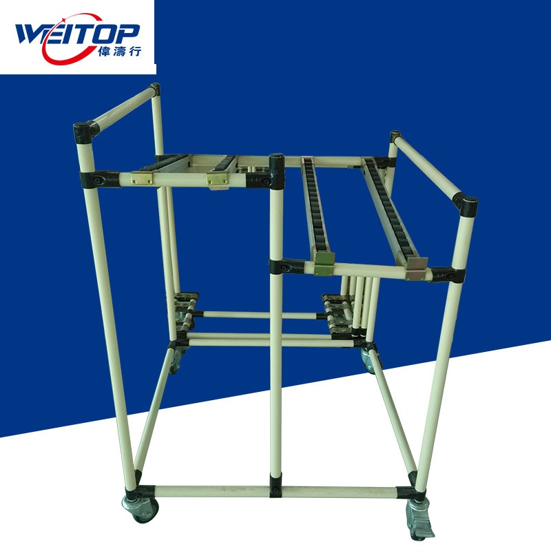 线棒周转车厂家现货供应流利式货架精益复合管移动货架珠海仓储架