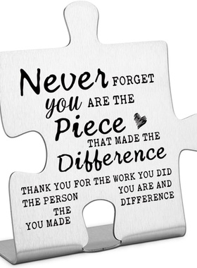 跨境新款不锈钢桌面匾牌不锈钢办公桌装饰金属桌面摆件立牌纪念品