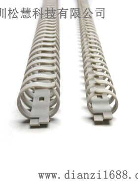 绝缘龙骨线槽YXC-40 圆形拨开式配线槽 灰色线槽 可背胶可上螺丝