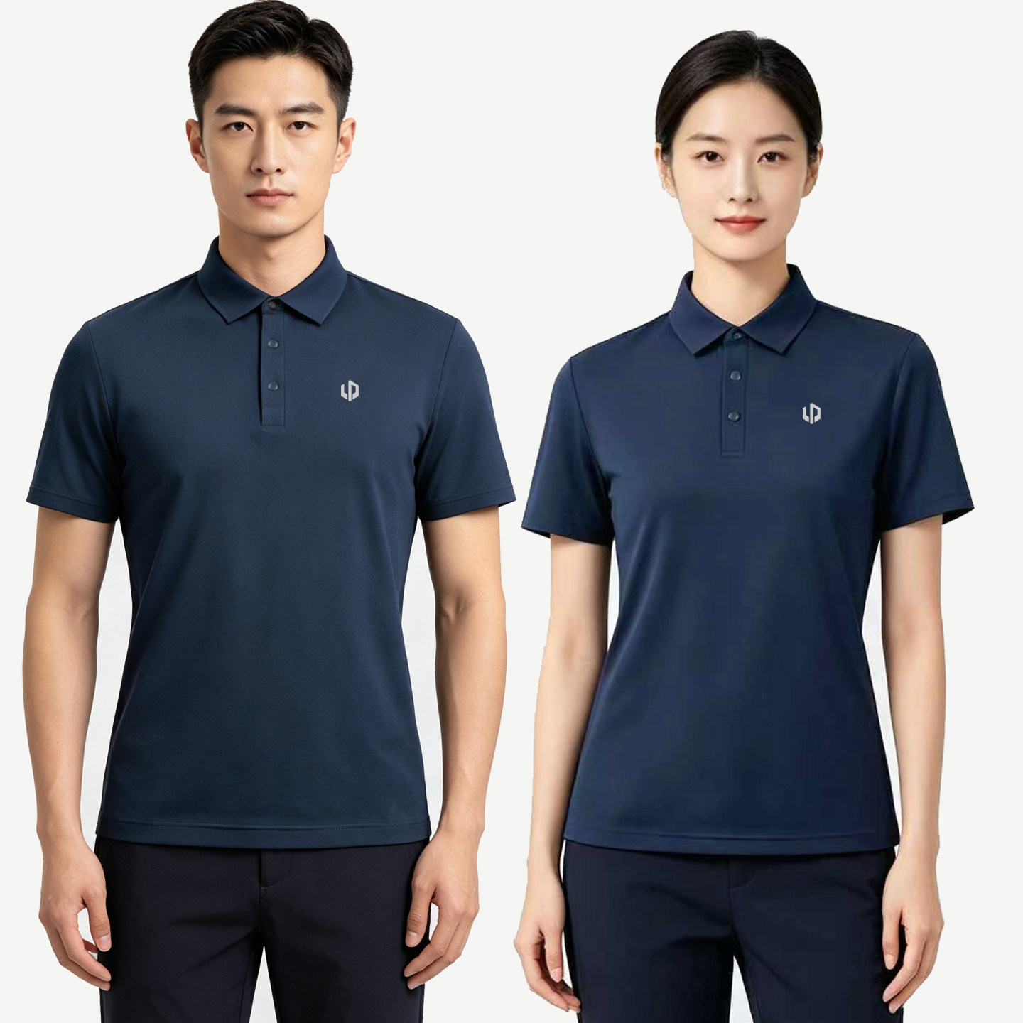 零跑4S店男女polo衫工作服