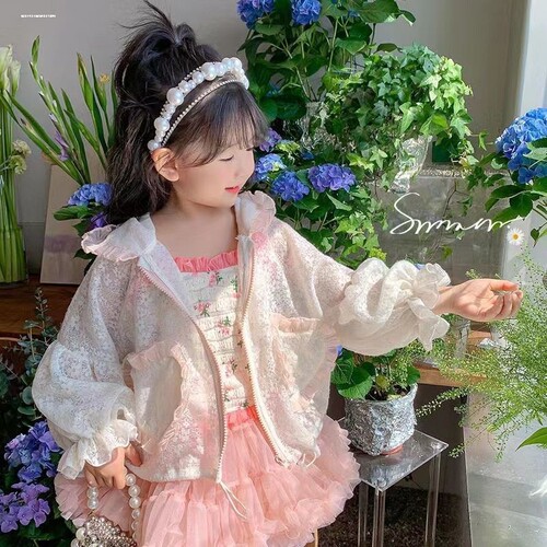 女童防晒衣2024新款洋气夏季女孩