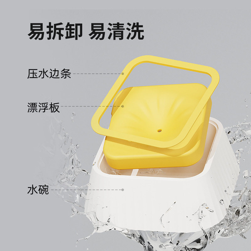 狗狗喝水碗不湿嘴悬浮防