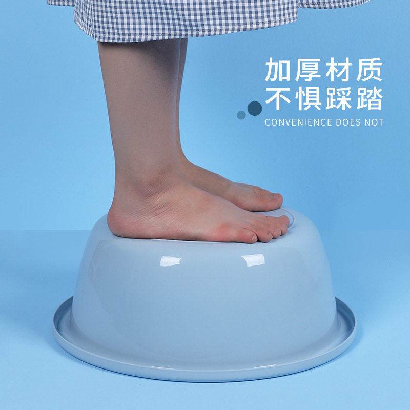 加厚洗脸盆大号洗菜盆家用儿童洗澡洗脚盆洗衣盆折叠多色脸盆