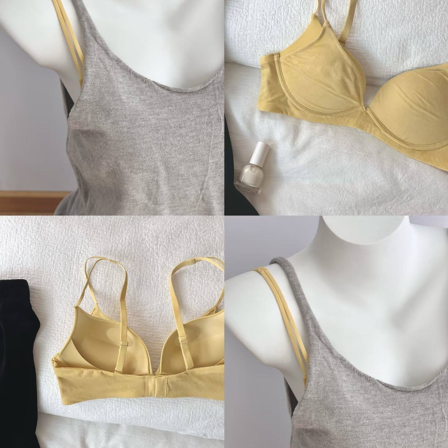 甜美舒适无痕小胸内衣女聚拢无钢圈透气收副乳防下垂上托文胸罩