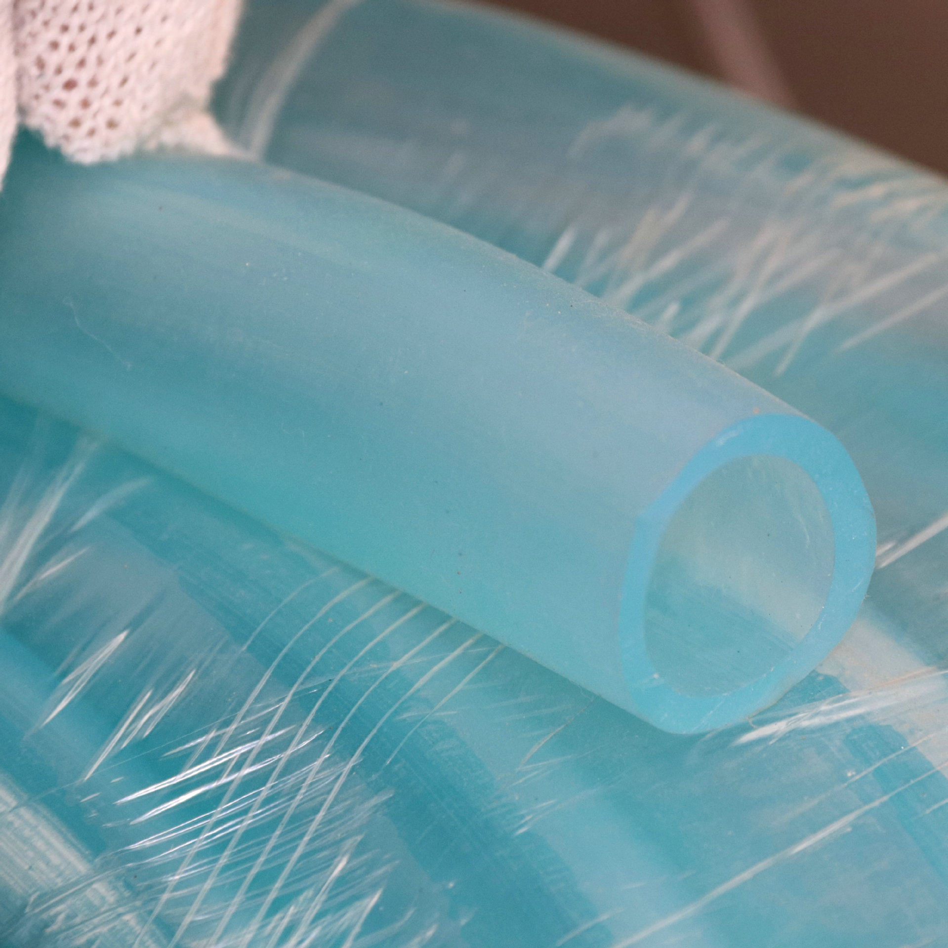 加厚牛筋管 蓝色四季软牛筋管排水管 加厚软管软水管