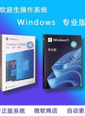 正版Windows11专业版系统u盘彩盒装系统重装win10Pro零售版retail