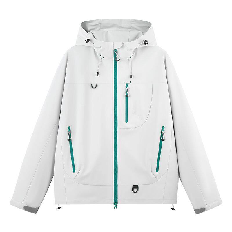 2026春秋新款韩版防风防晒登山服户外冲锋衣外套男女时尚风衣夹克