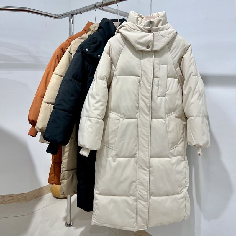 2025冬季新款加厚保暖棉袄过膝面包服棉衣外套中长款羽绒棉服女潮