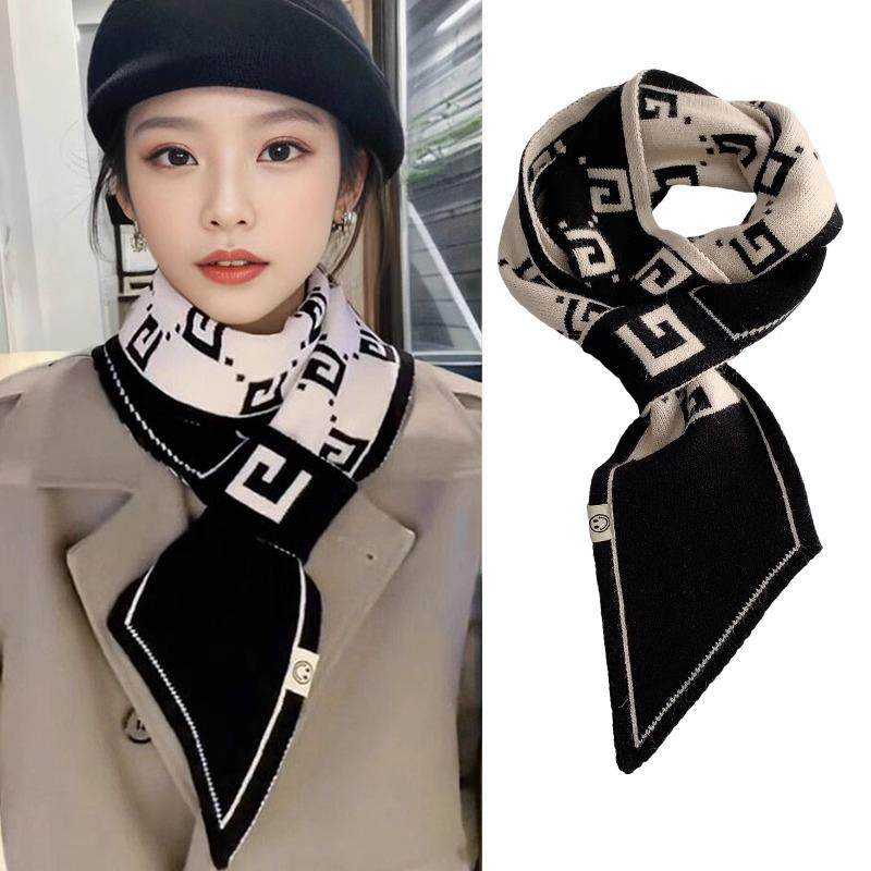 脖套YaoYiZun穿洞长条小围巾