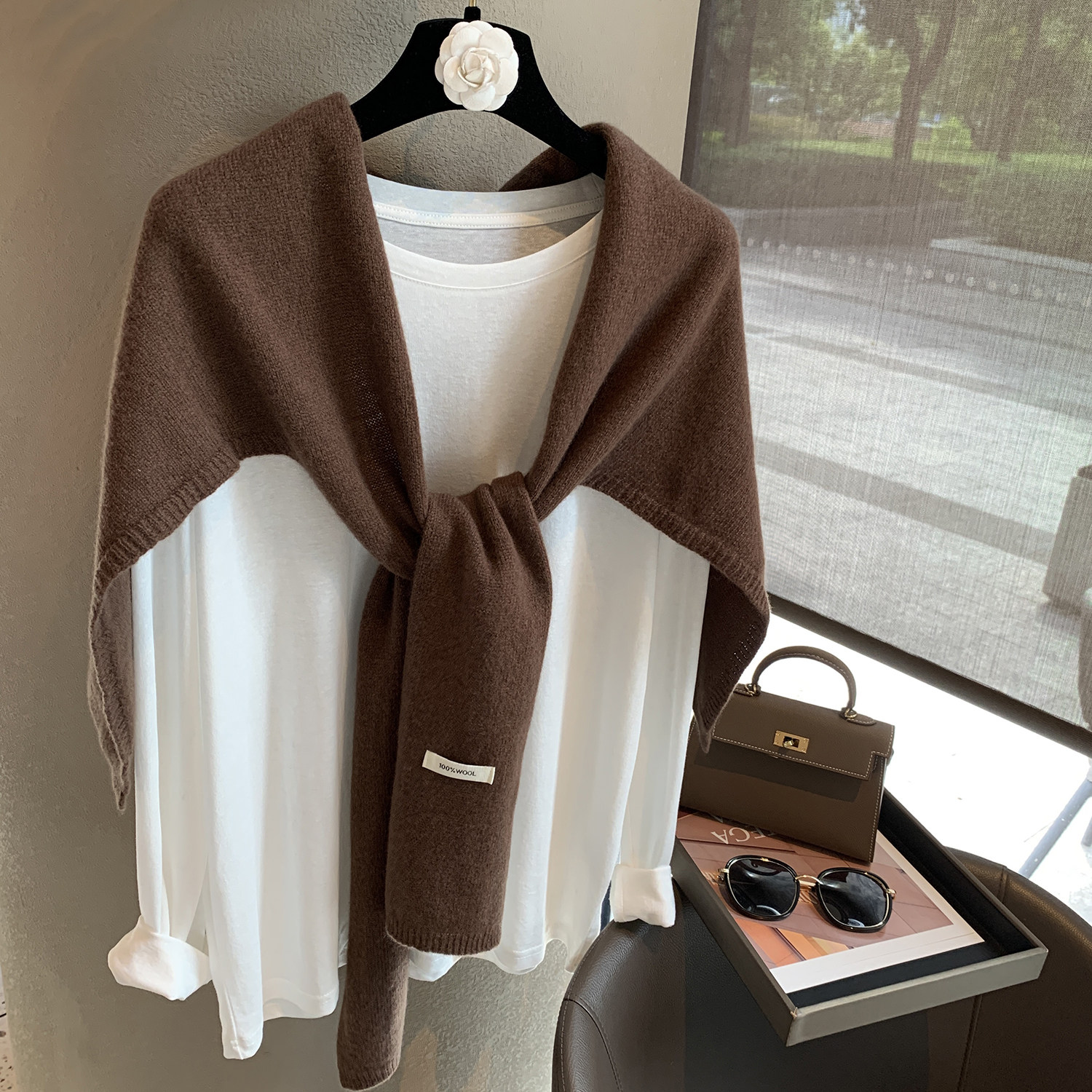 针织披肩女外搭2025新款