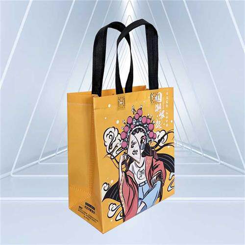 加厚一次性无纺布打包袋外卖包装礼品袋防水环保纸碗汤桶袋可定制