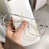 Костюма Blogen Glasses мужской миопия Изменение цвета, плоский свет, Чен -Вейтинг, тот же прилив глаз Бренд Anty -Blue Light Net Red Tide