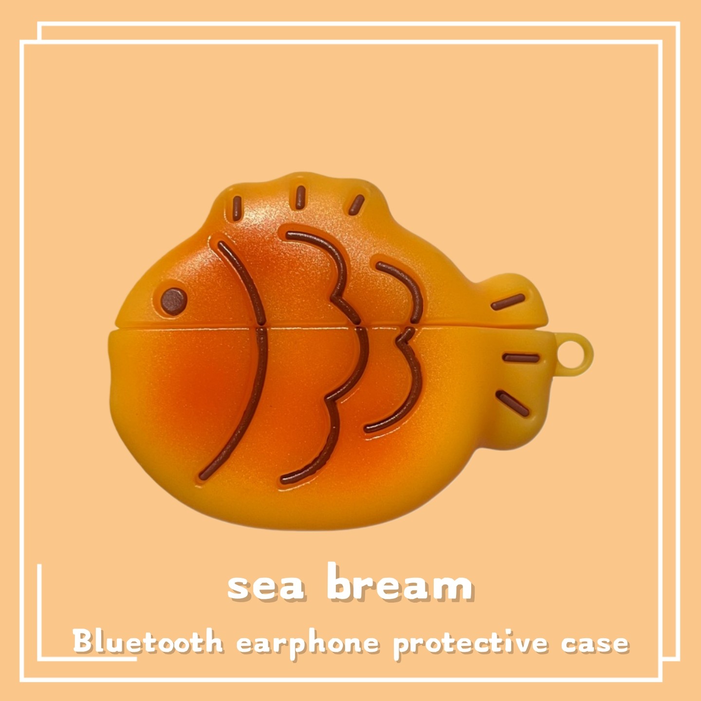 立体鲷鱼烧适用于VIVO TWS Air3pro蓝牙耳机保护套A4耳机壳趣味TWS5可爱小鱼IQOOtws Air3萌系3E/3i创意新款