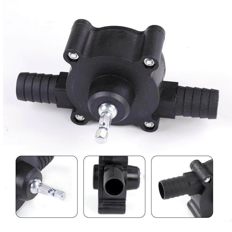 手电钻抽水泵家用大流量吸水泵 小型抽油泵便携式 手动自吸离心泵