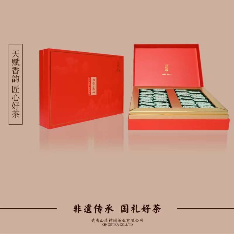 清神阁 雅赞系列 水仙216克*27泡乌龙茶茶叶礼盒装