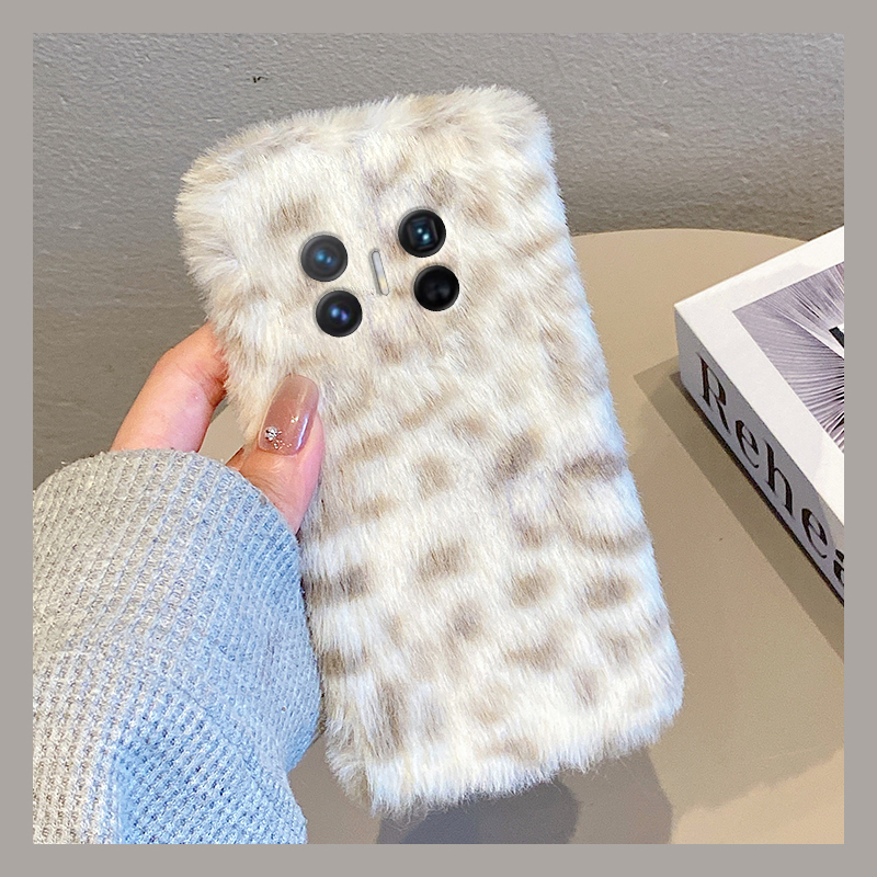 ins风条纹线条适用华为magicv3手机壳magicvs2豹纹p50拼色pockets秋冬季matexs2毛绒x5折叠屏x3撞色ocket2硬