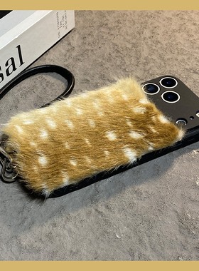 晕染拼色水墨适用小米红米note15pro+手机壳noto14秋冬13挂绳12turbo毛绒11t毛茸茸10保暖9冬天8手提7十redmi