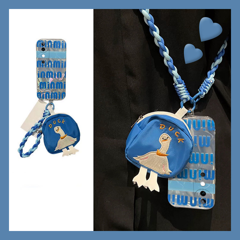 镭射字母适用vivos19pro手机壳s17t蓝色s16e鸭子t1零钱包s15斜挎s12可背带s10硅胶s9日韩s7软壳s6透明s1/vivo