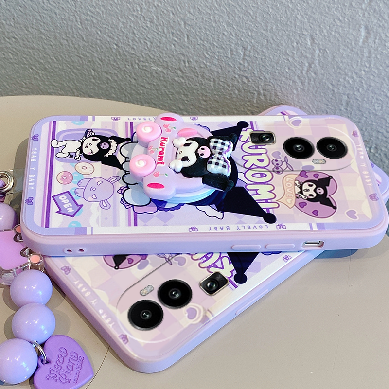 手机壳汽车库洛米卡通可爱超萌女带支架
