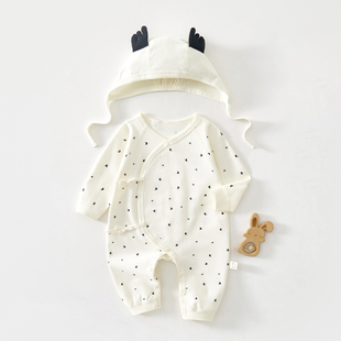 新生婴儿儿衣服a类纯棉和尚服胎帽套装0到3个月刚出生的宝宝衣服6