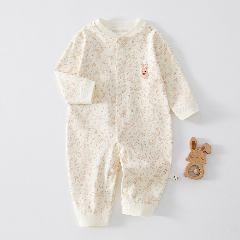 纯棉A类，贴身柔软连体衣