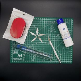 乒乓球粘拍工具胶皮切割工具切割刀滚胶棒无机胶水海绵擦切割垫