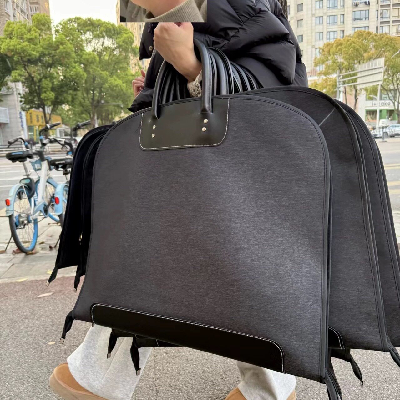 新品尼龙西服收纳手提袋